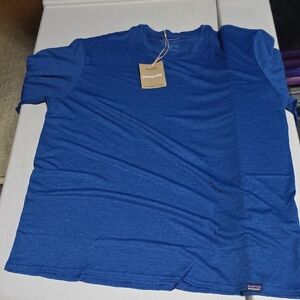 Patagonia Men's Vibrant Blue Short Sleeve Tee